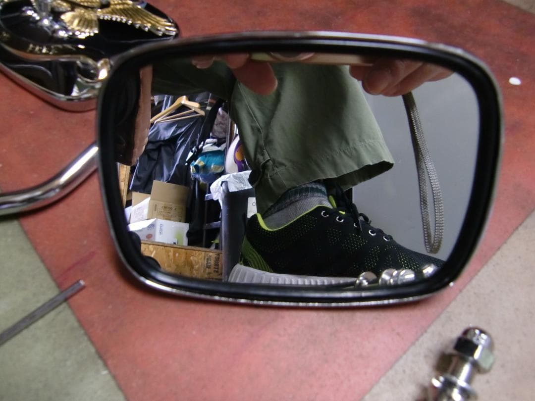 0640-0476.ゴールドイーグルライブツーライドミラー2個セット