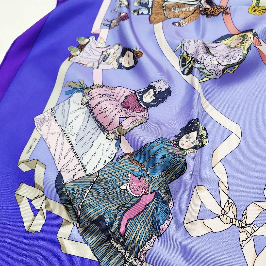 ✨️クリーニング済✨️エルメス スカーフ カレ90 Hallo Dolly