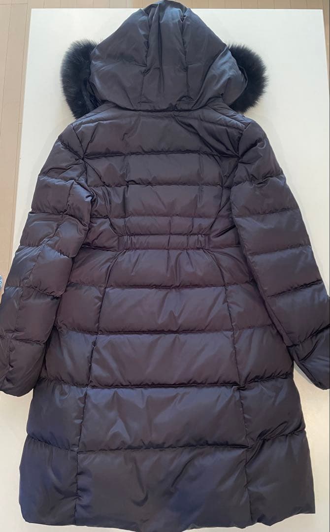 UNTITLED【はっ水機能/フード取り外し可/防寒】ロングダウンコート