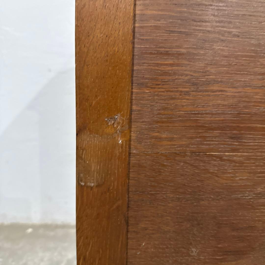 年末年始saleヴィンテージ　木製サイドテーブル　引き出し／扉収納付き　2