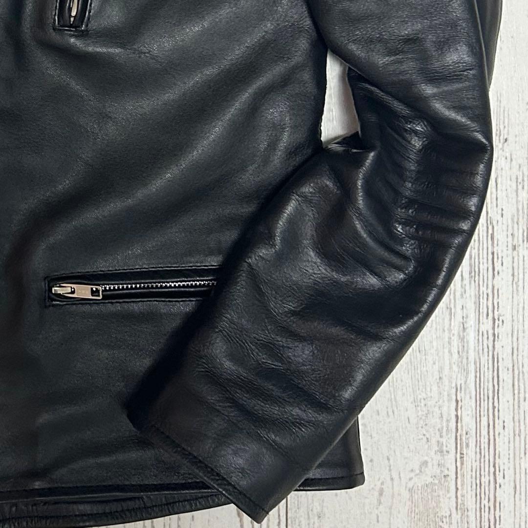 HORN WORKS シングルライダース バッファローレザー Mサイズ