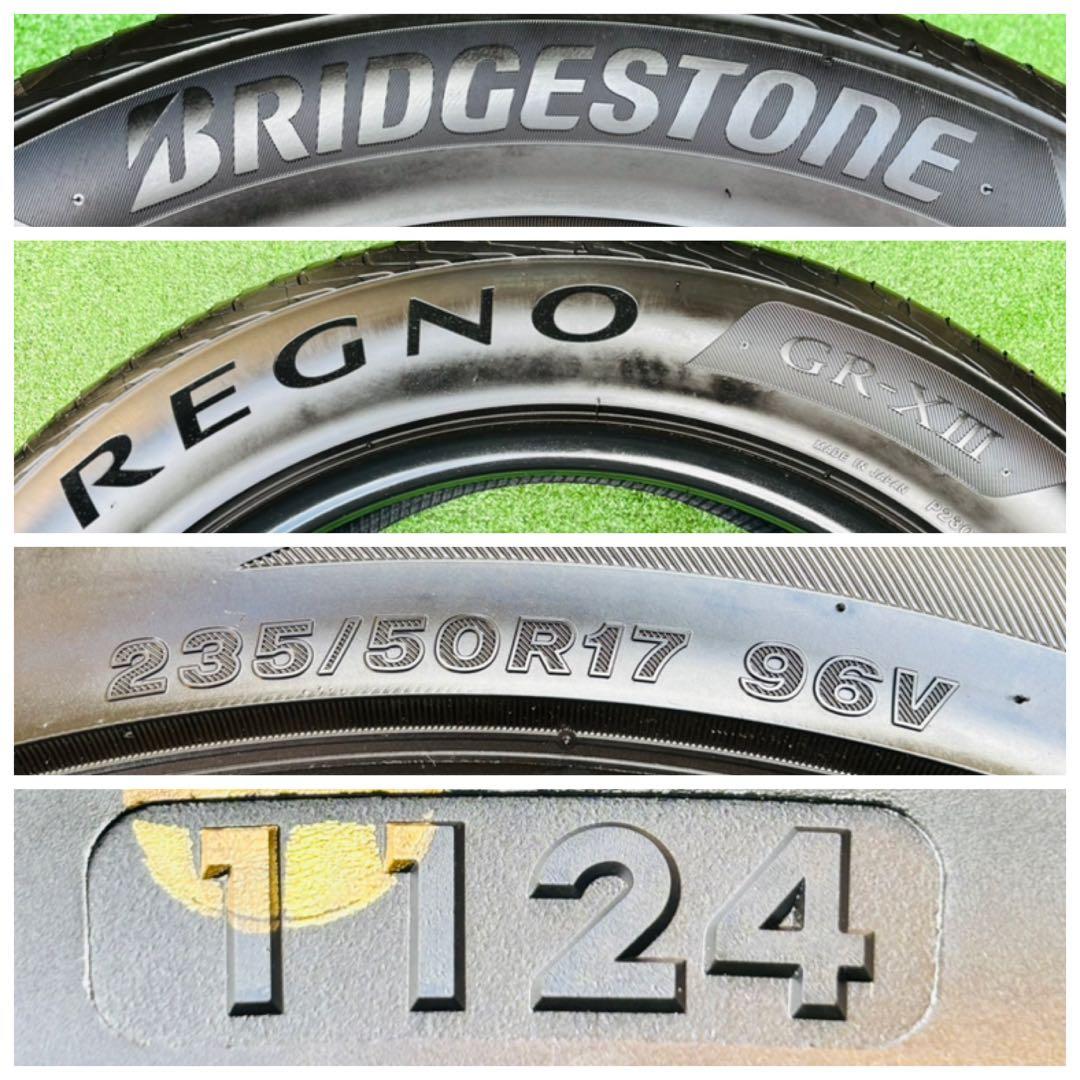 BRIDGESTONE REGNO 235/50R17 96V. 2024年製。
