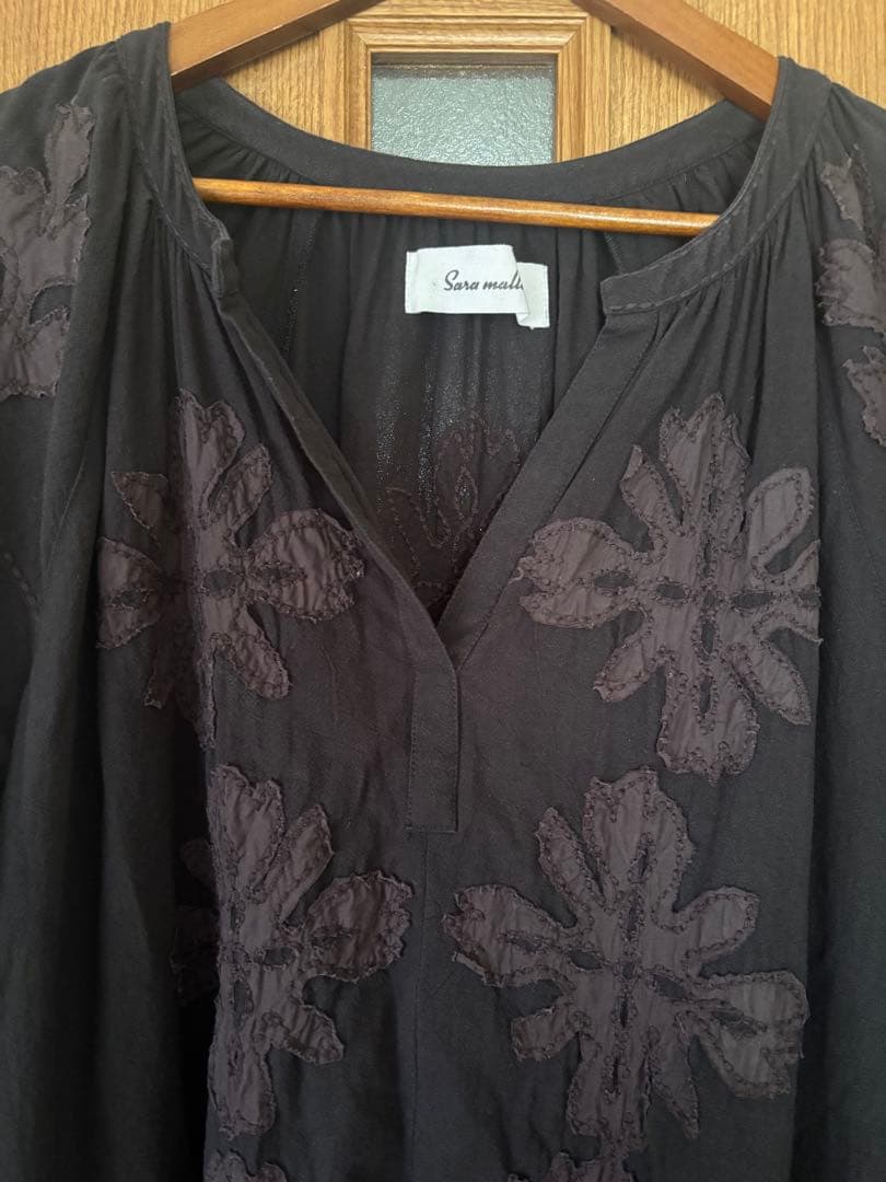 ワンピース Saramallika Cotton Flower PatchworkDress