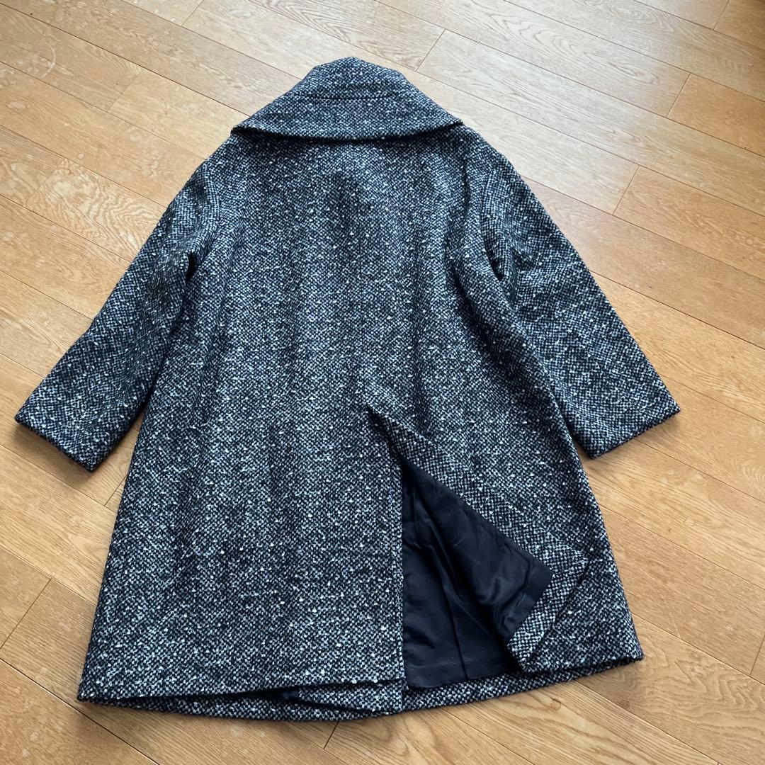 美品✨23区 ツイード ロングコート ショールカラー ＊最終価格＊