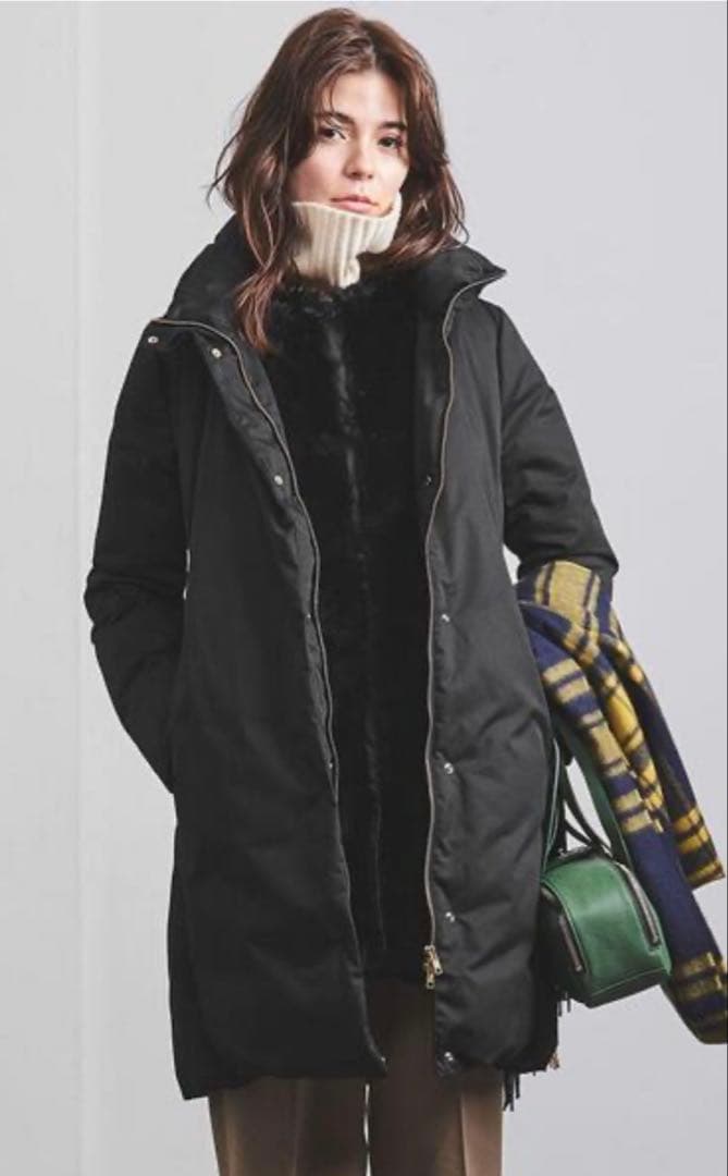 woolrichダウンブラック　クリーニング済