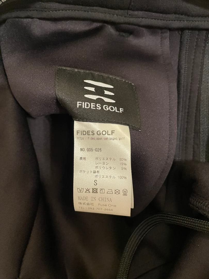 FIDES GOLF スウェットパンツ ブラック