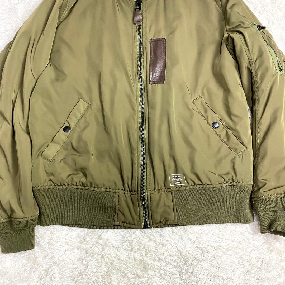 ジャケット・アウター STUSSY MA-1 00s y2k archive reversible L