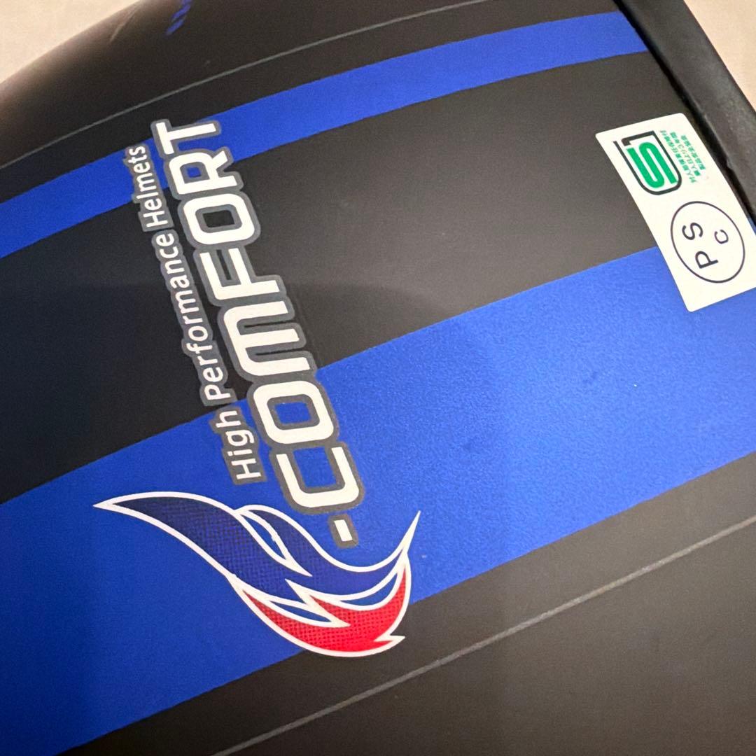 WINS GTーＺ　フルフェイスヘルメット ブラック/ブルー