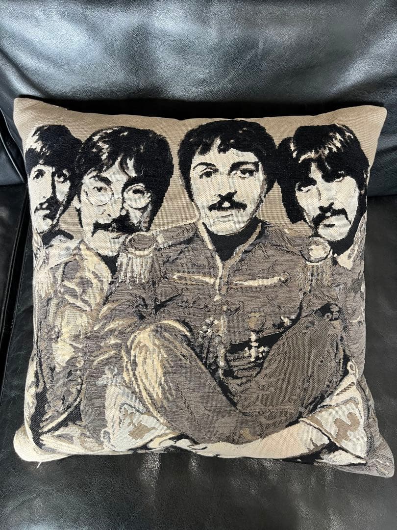 コンランショップ購入　限定ビートルズクッションカバー　ゴブラン織