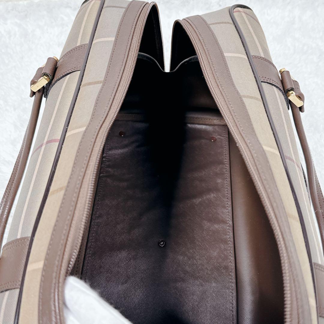 【未使用】Burberrys ヴィンテージ ボストンバッグ 旅行鞄 ノバチェック