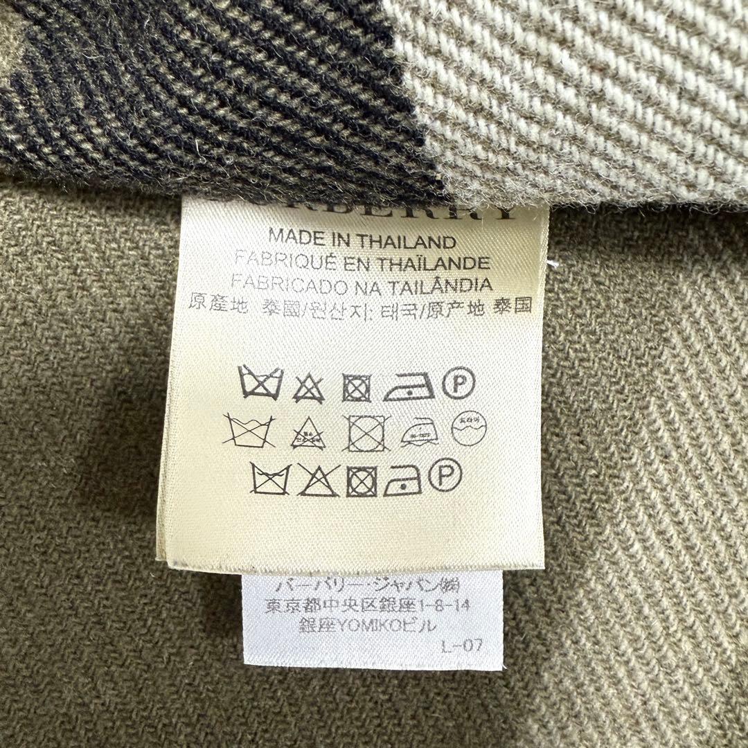 【美品】バーバリーブリット トレンチコート メガチェック ライナー カーキ M