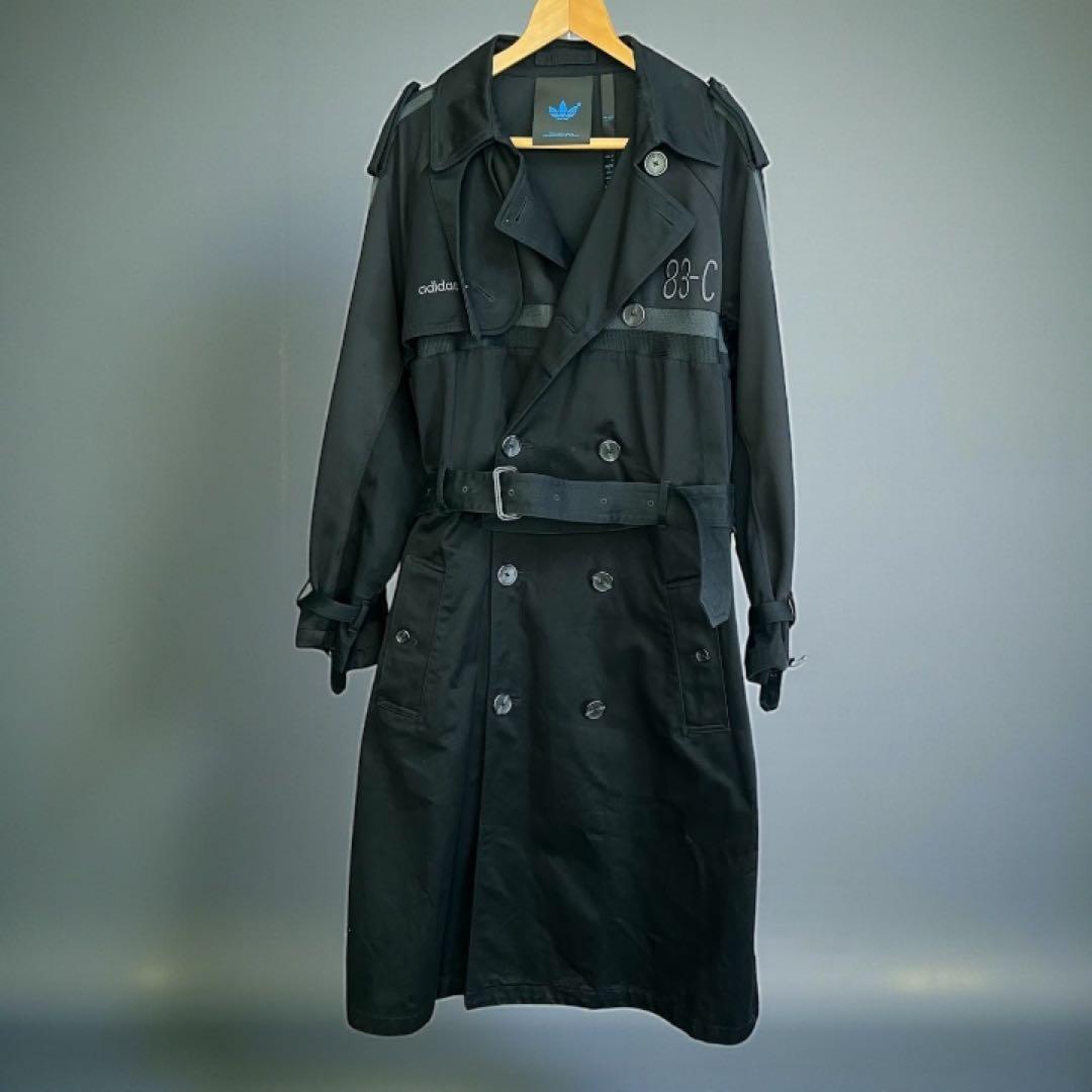 ジャケット・アウター adidas blue version 83-C trench coat M