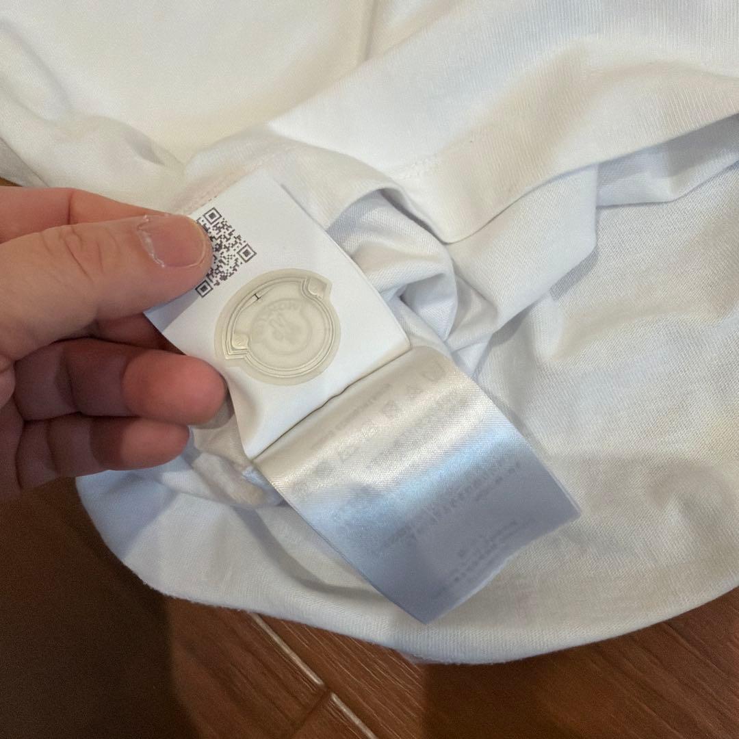 Moncler ホワイト Tシャツ クルーネック