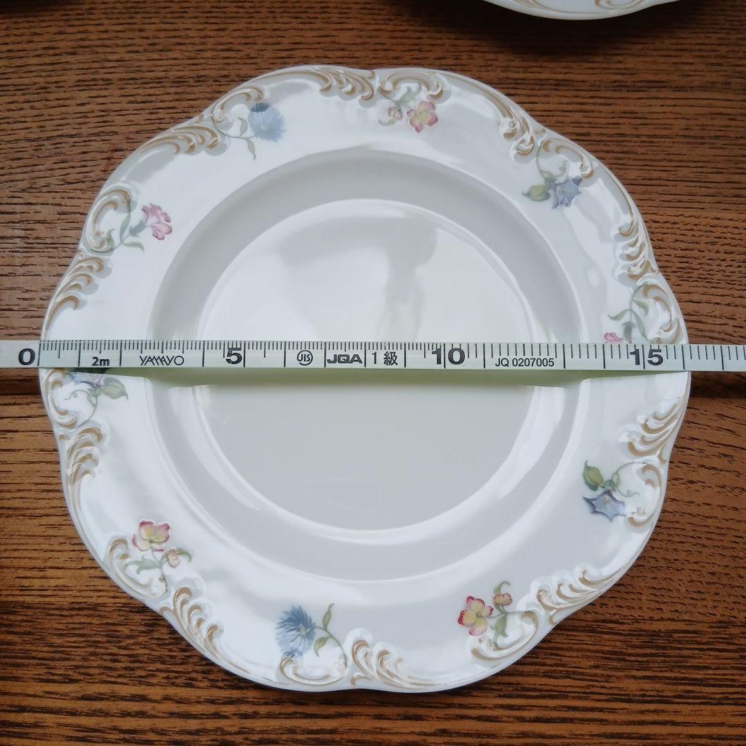 ローゼンタール クラシックローズ プレート５枚 花柄 ケーキ皿 ユーズド