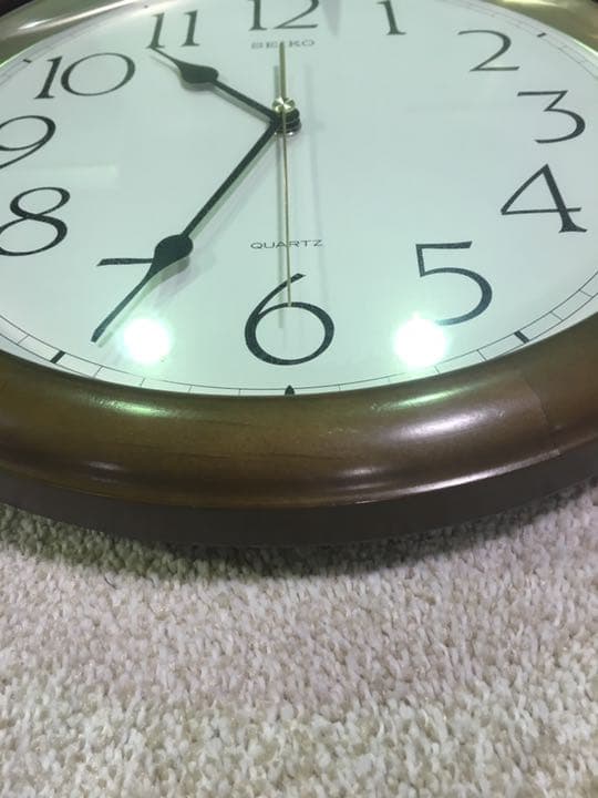 SEIKO セイコー QUARTZ 丸型掛時計 昭和レトロ ヴィンテージ