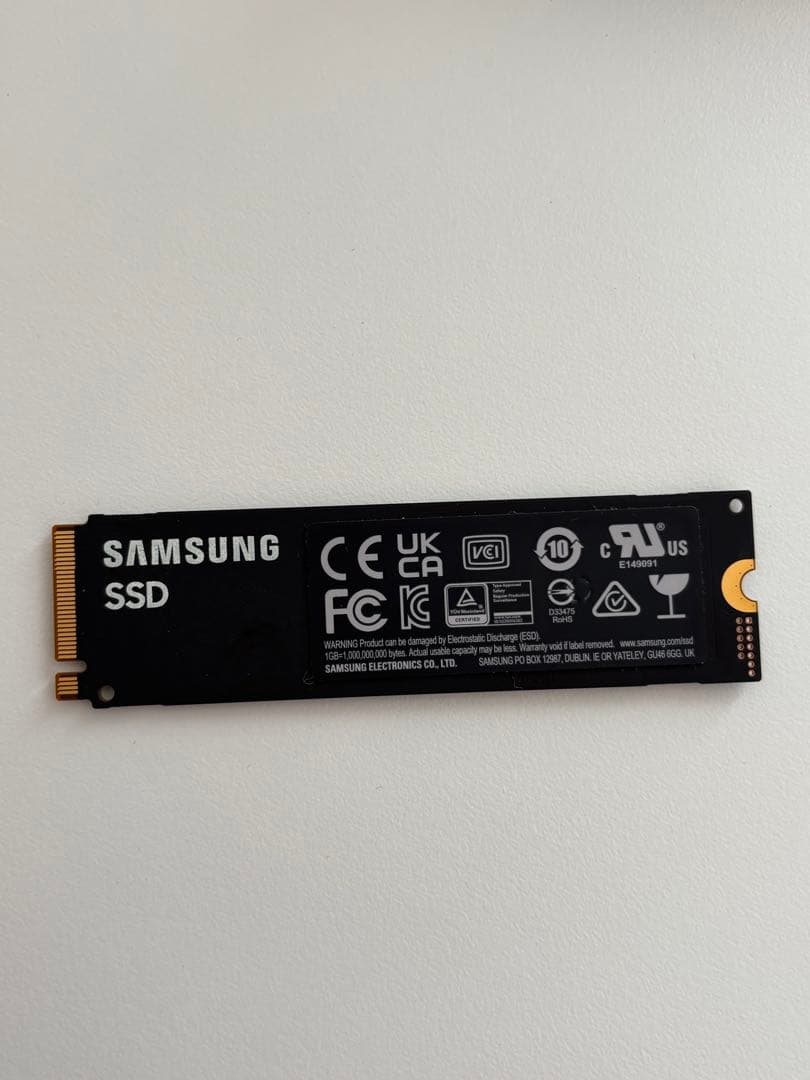内蔵型SSD Samsung 980 PRO 1TB NVMe M.2