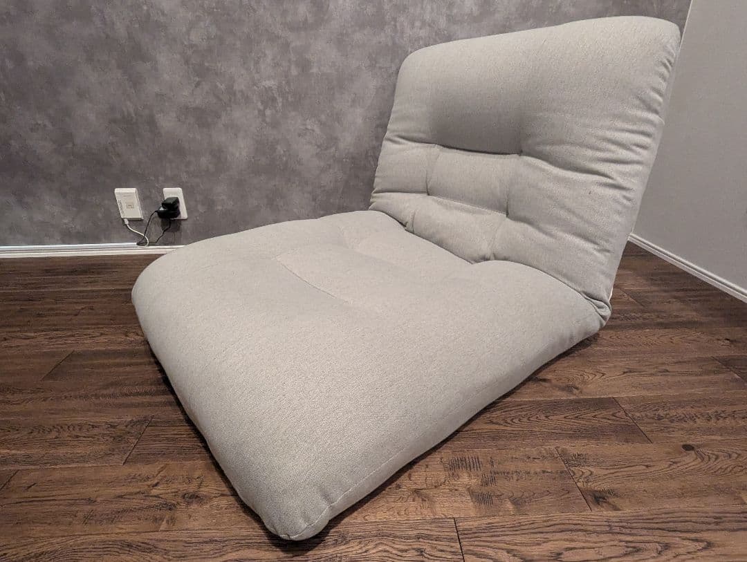 【美品】ポケットコイルソファ座椅子 シングルソファ