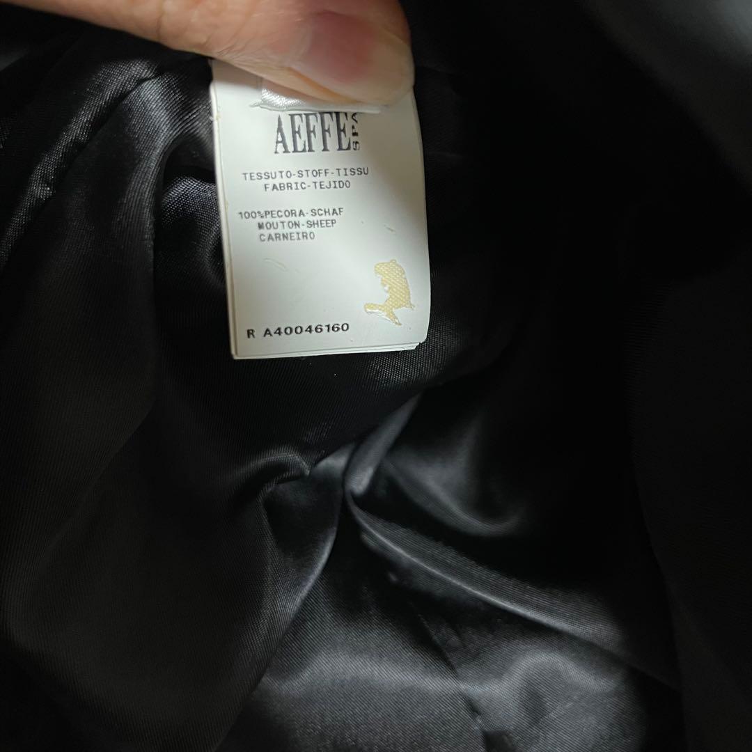 セール　モスキーノ アウター 黒 ファー ジップ 異素材 高級感　トップス