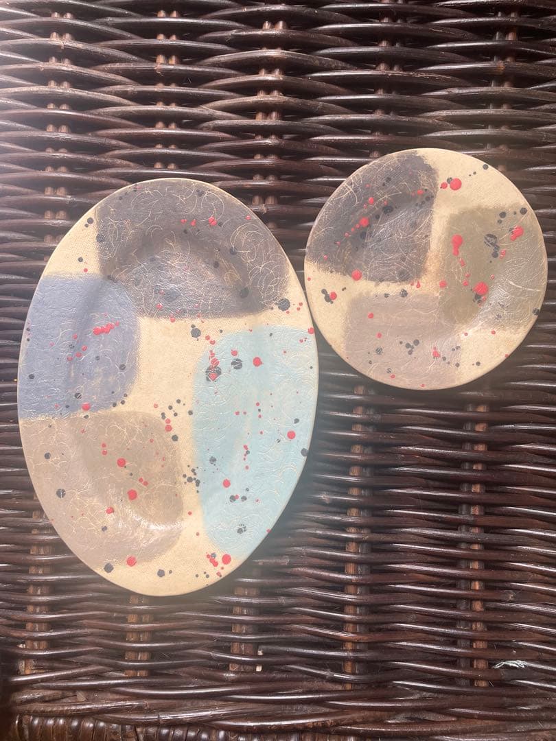 佐藤尚理さん小皿とオーバル皿