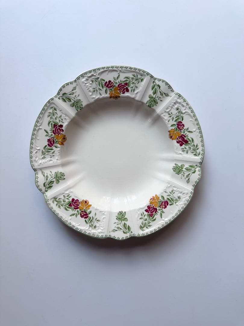 サルグミンヌ　フランス　アンティーク　プレート　皿　ブロカント