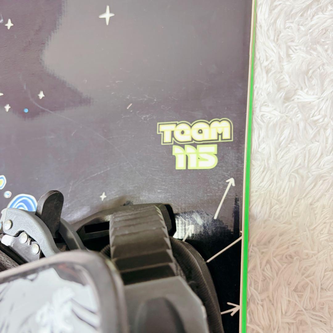 美品　サロモン　スノーボード　セット　ジュニア　ヘッド　ビンディング　115