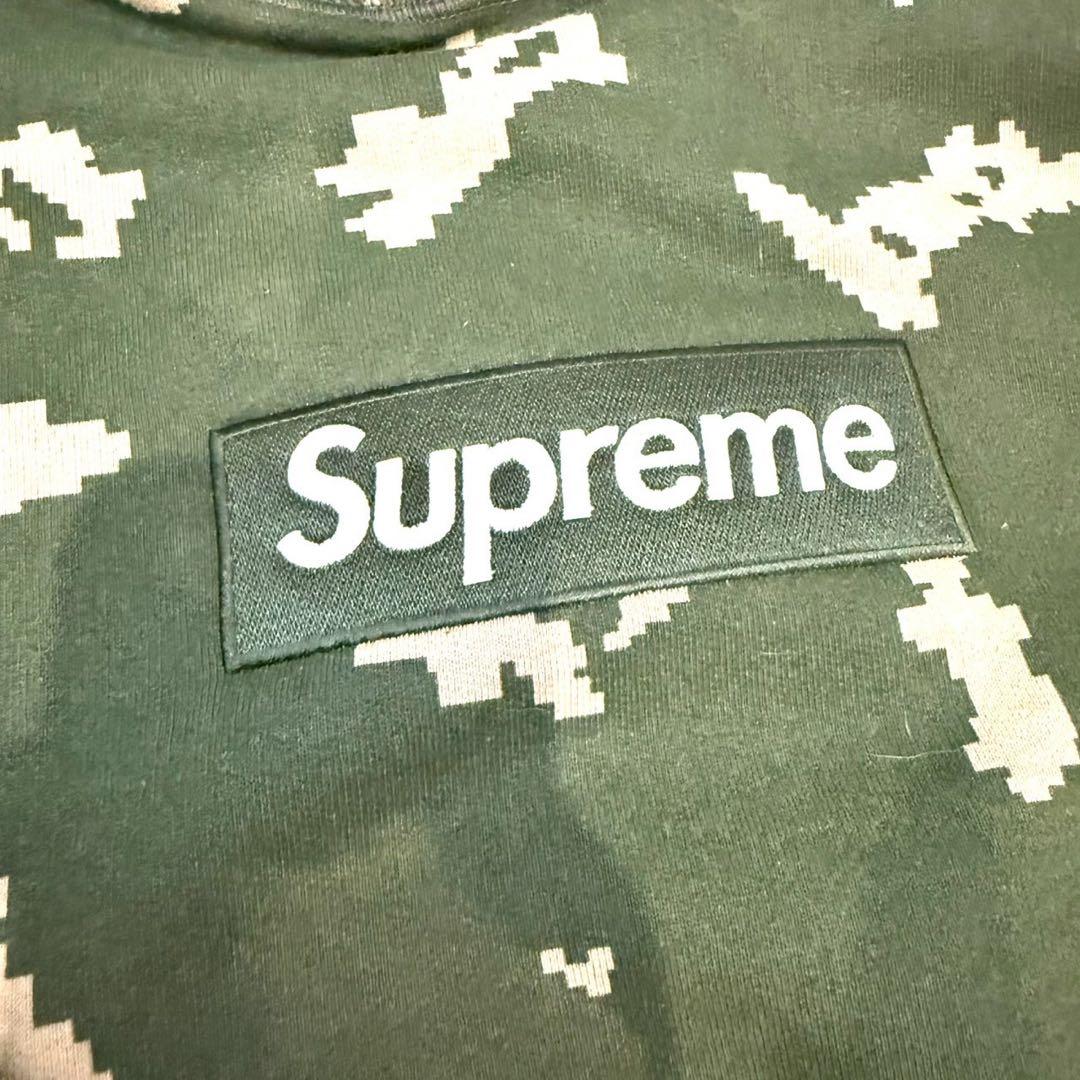 supreme Olive Russian Camo パーカー