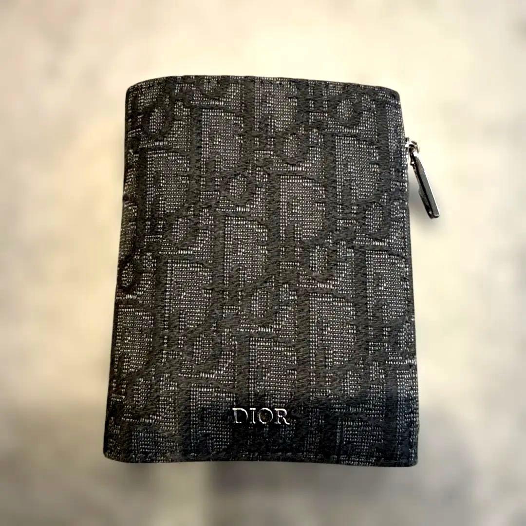 ディオール/DIOR　バーティカル コンパクト カードホルダー / 二つ折り財布