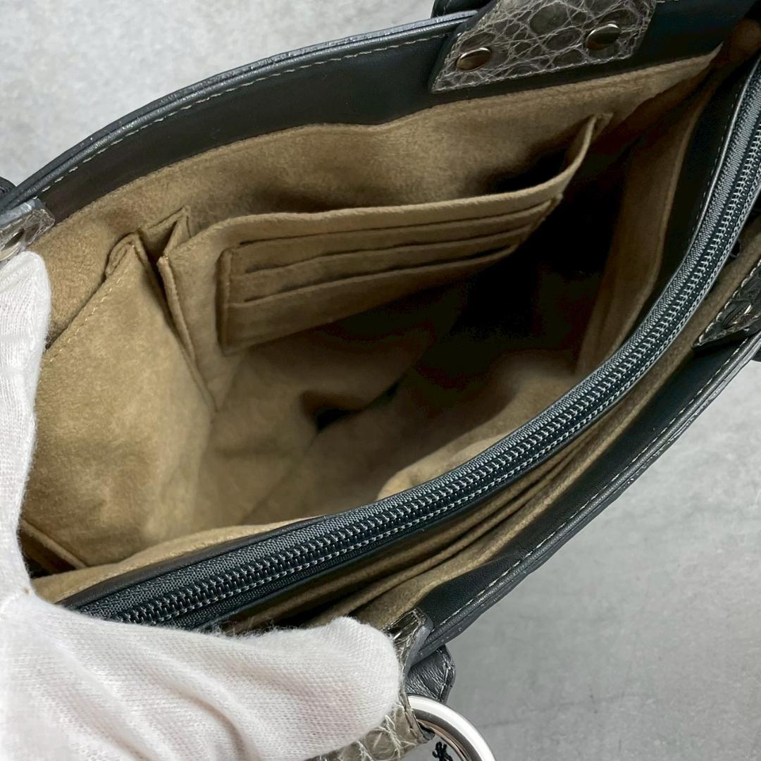 新品未使用✨JRA認定 sanpo リアルクロコダイル センター取り