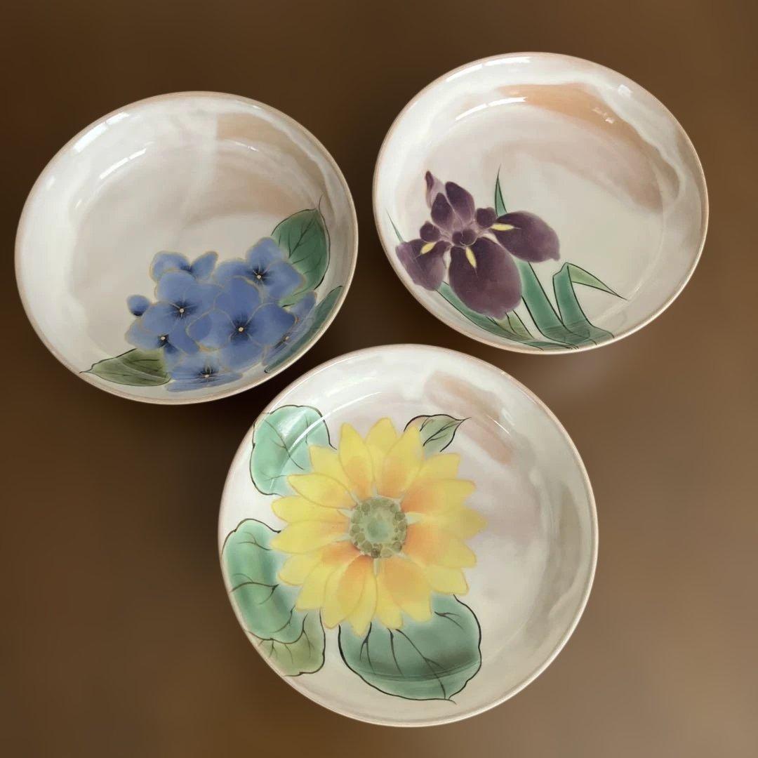 京都　清水焼　陶葊手描き絵付け