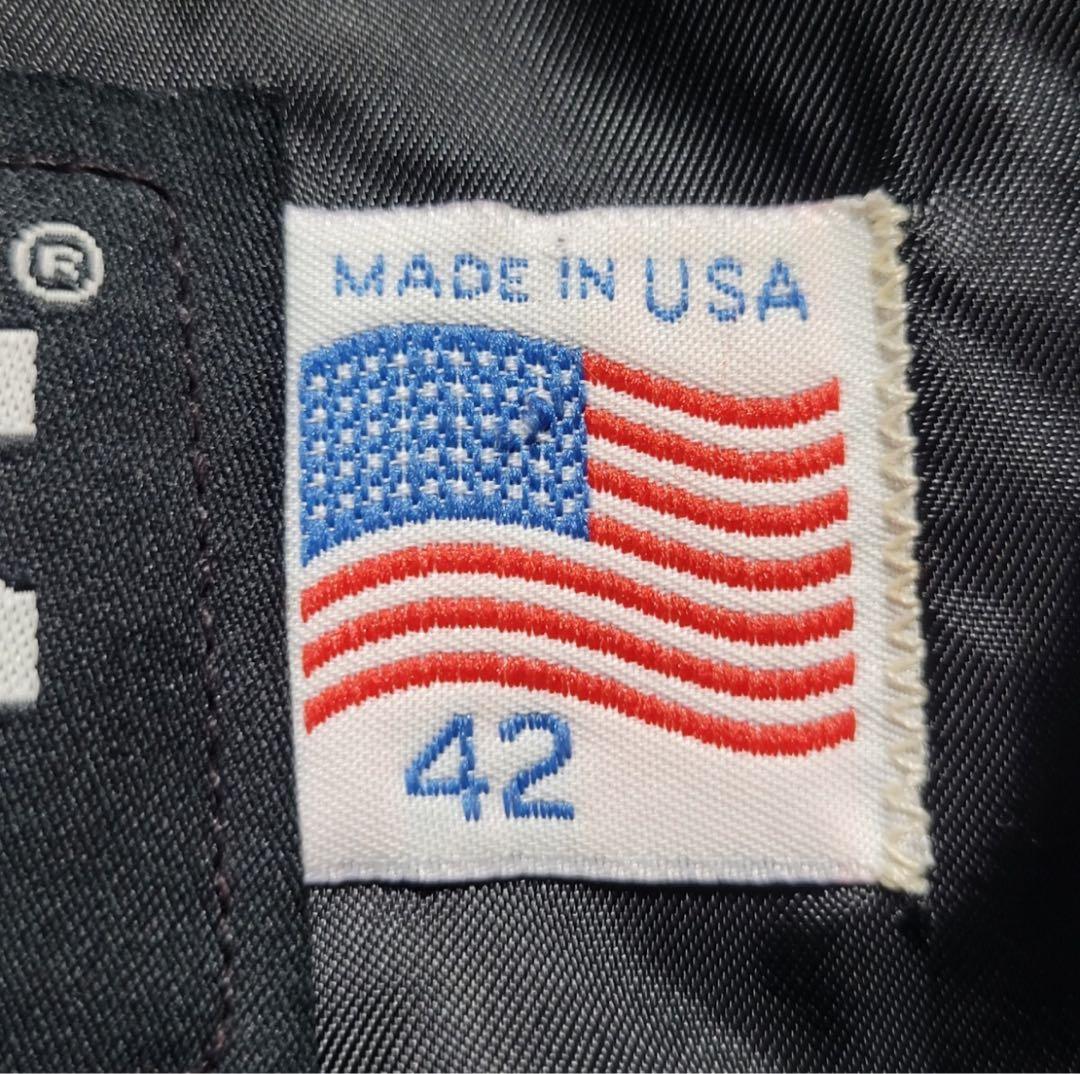 Schott ショットブラック黒チェスターコートロングコートサイズ:42（XL）