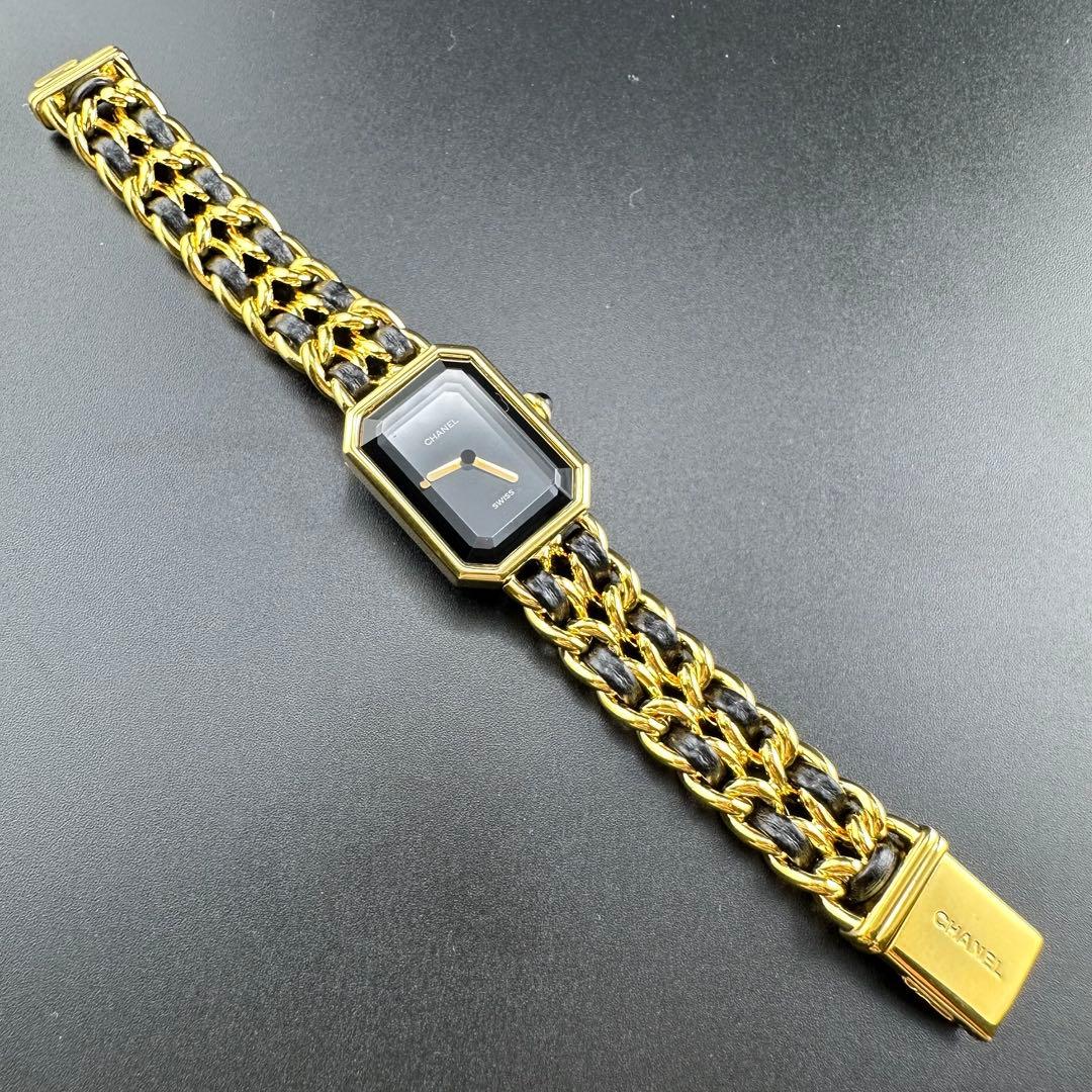 ★稼働　CHANEL プルミエール　S ブラック/ゴールド　シャネル