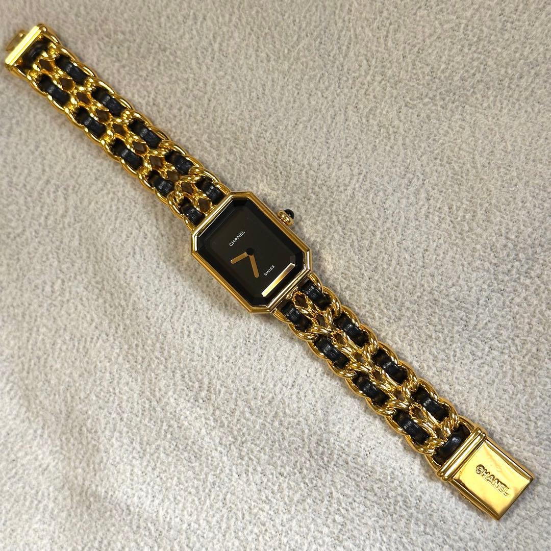 ★稼働　CHANEL プルミエール　S ブラック/ゴールド　シャネル