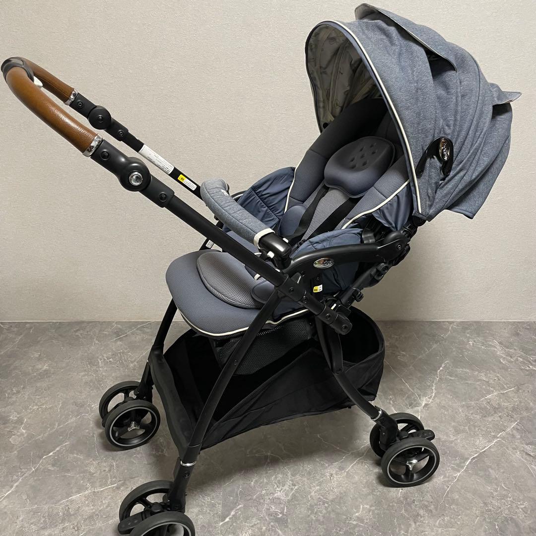 Aprica アップリカ ラクーナビッテクッション レザーハンドル　アニマル柄