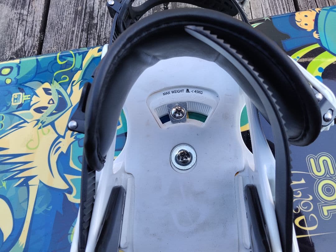 子供用スノーボード3点セット サロモン 105 ビンディング ブーツ 21～22