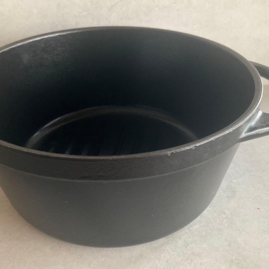 VERMICULAR オーブンポットラウンド　両手鍋 マットブラック　18cm