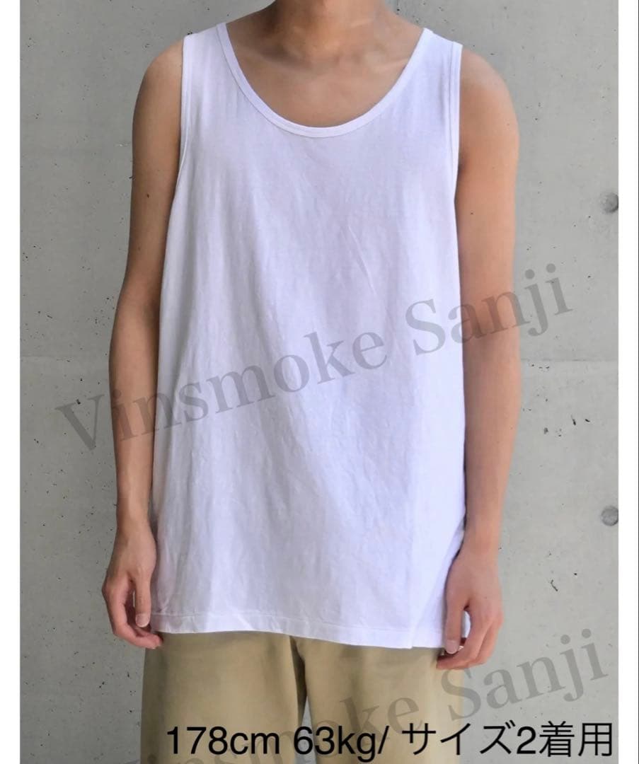 ガ*︎様 COMOLIサープラスタンクトップ白サイズ2コモリSURPLUS TA