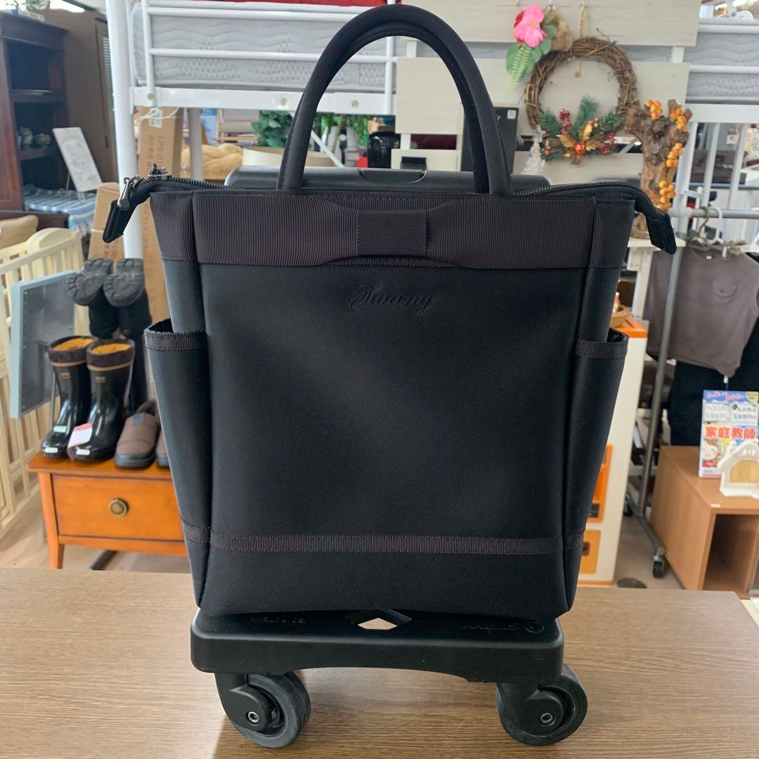 ★ SWANY スワニー キャリーバック 冠婚葬祭 四輪 ストッパー付き 美品