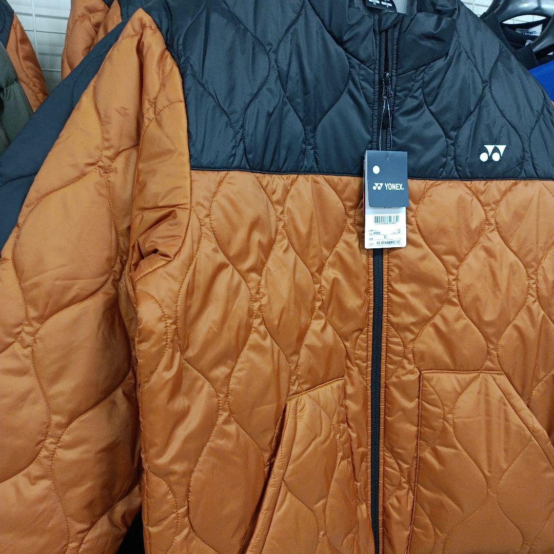 ヨネックス　アウター　Oサイズ　ライトブラウン　中綿ジャケット