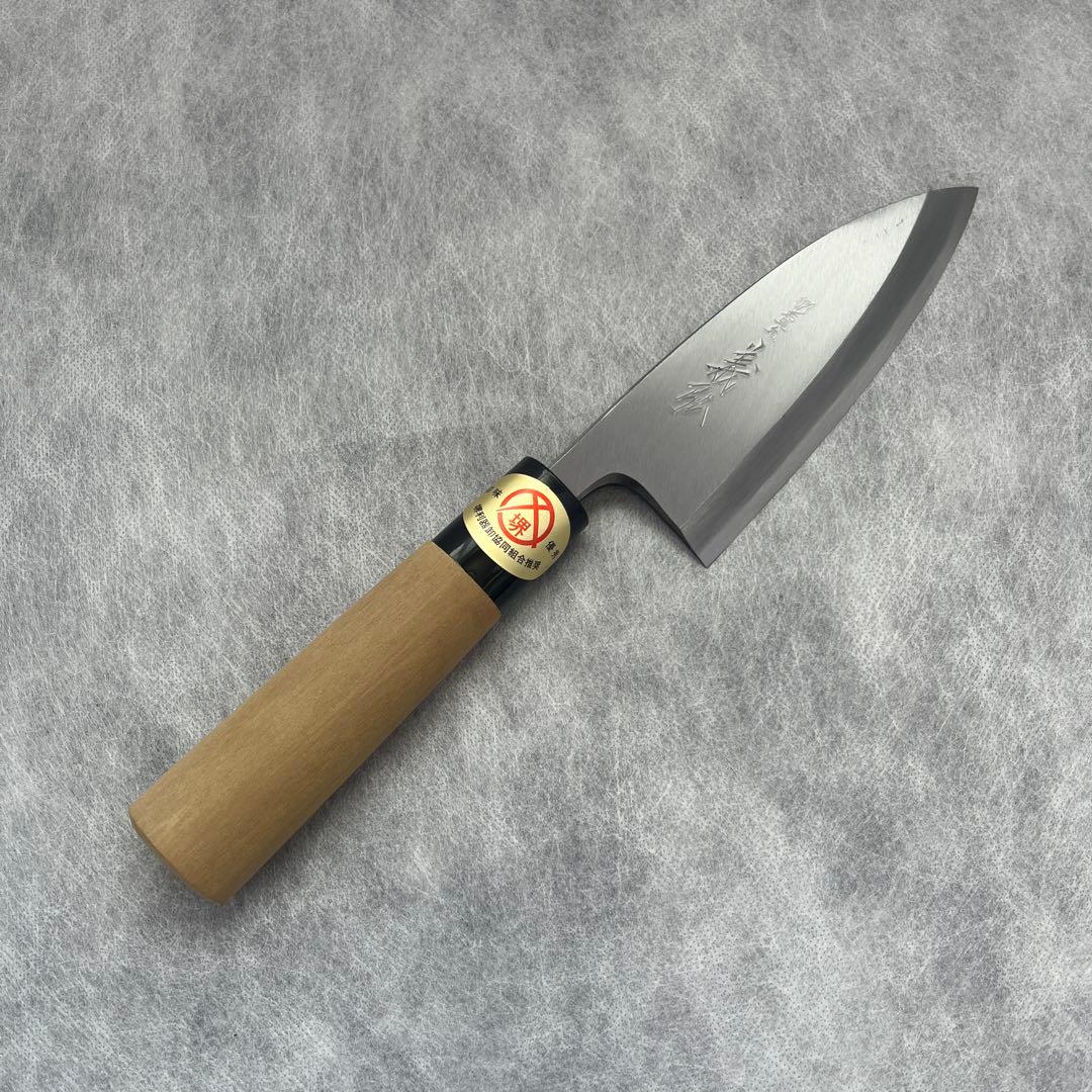 義弘《霞シリーズ》安来鋼黄紙　出刃 120 mm【PC柄】