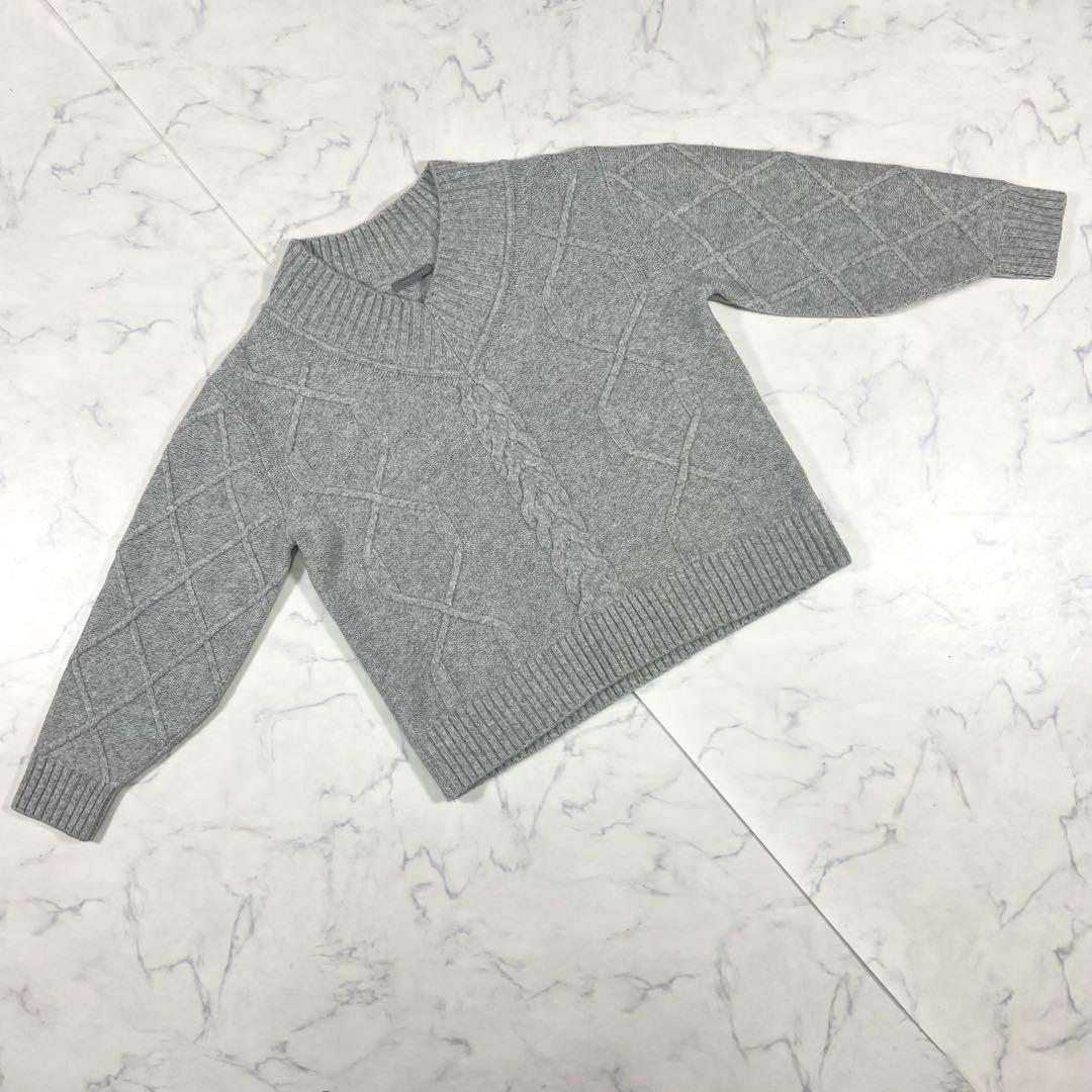 24AW 完売セオリーリュクス HARL MORBI カシミヤ ケーブル編み