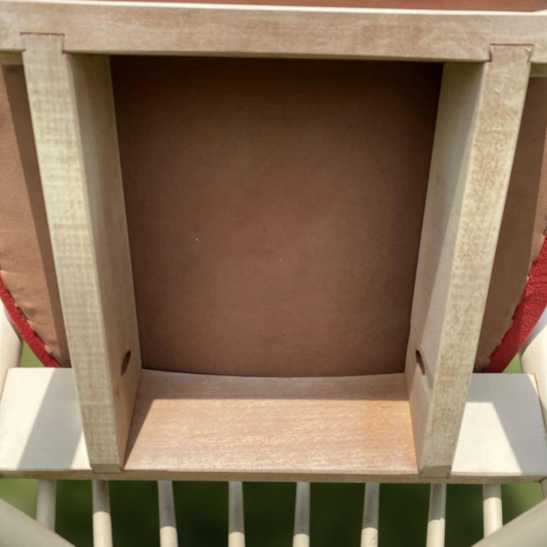 飛騨産業 オールドキツツキ ローガンチェア レッド 赤 レトロ