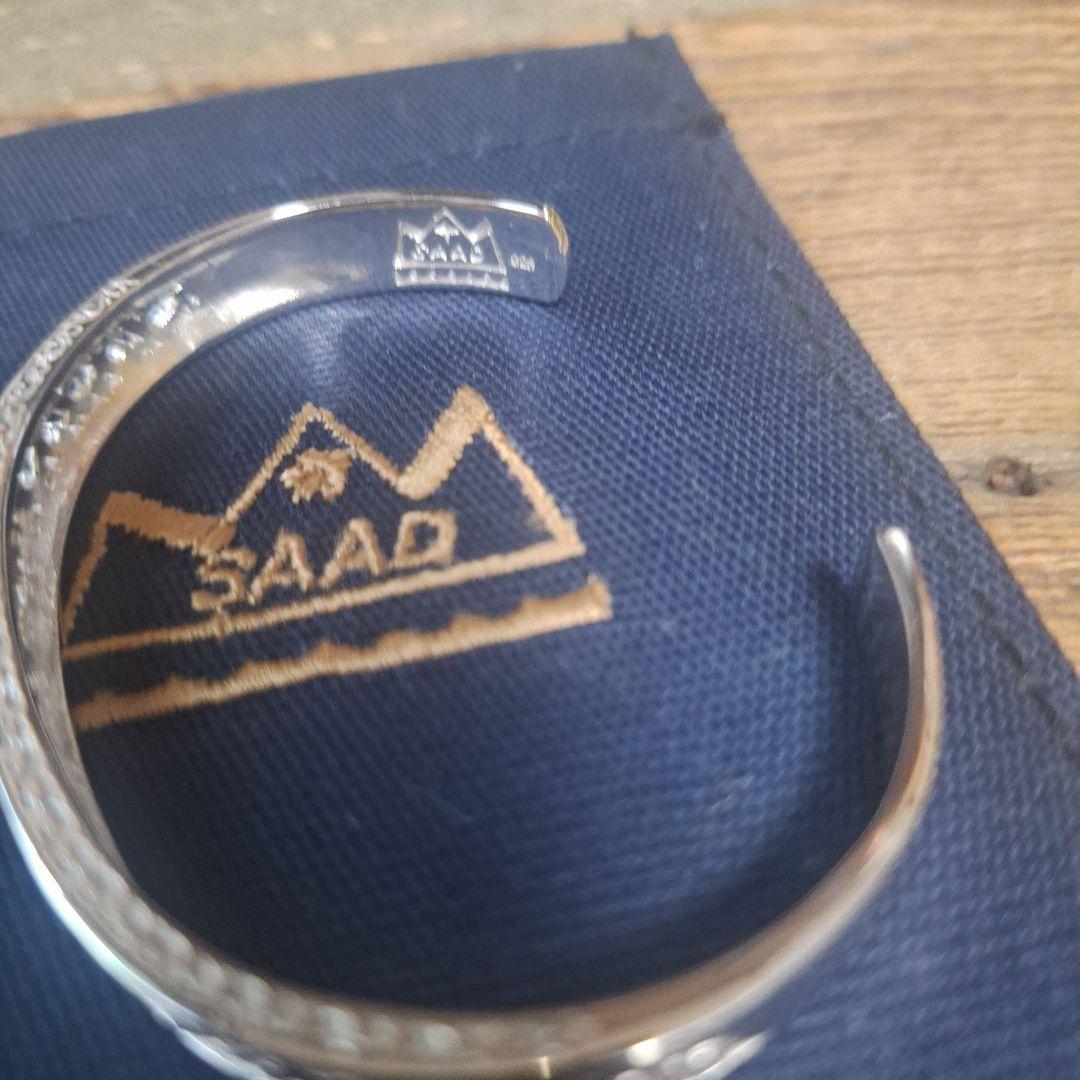 SAAD シルバー バングル