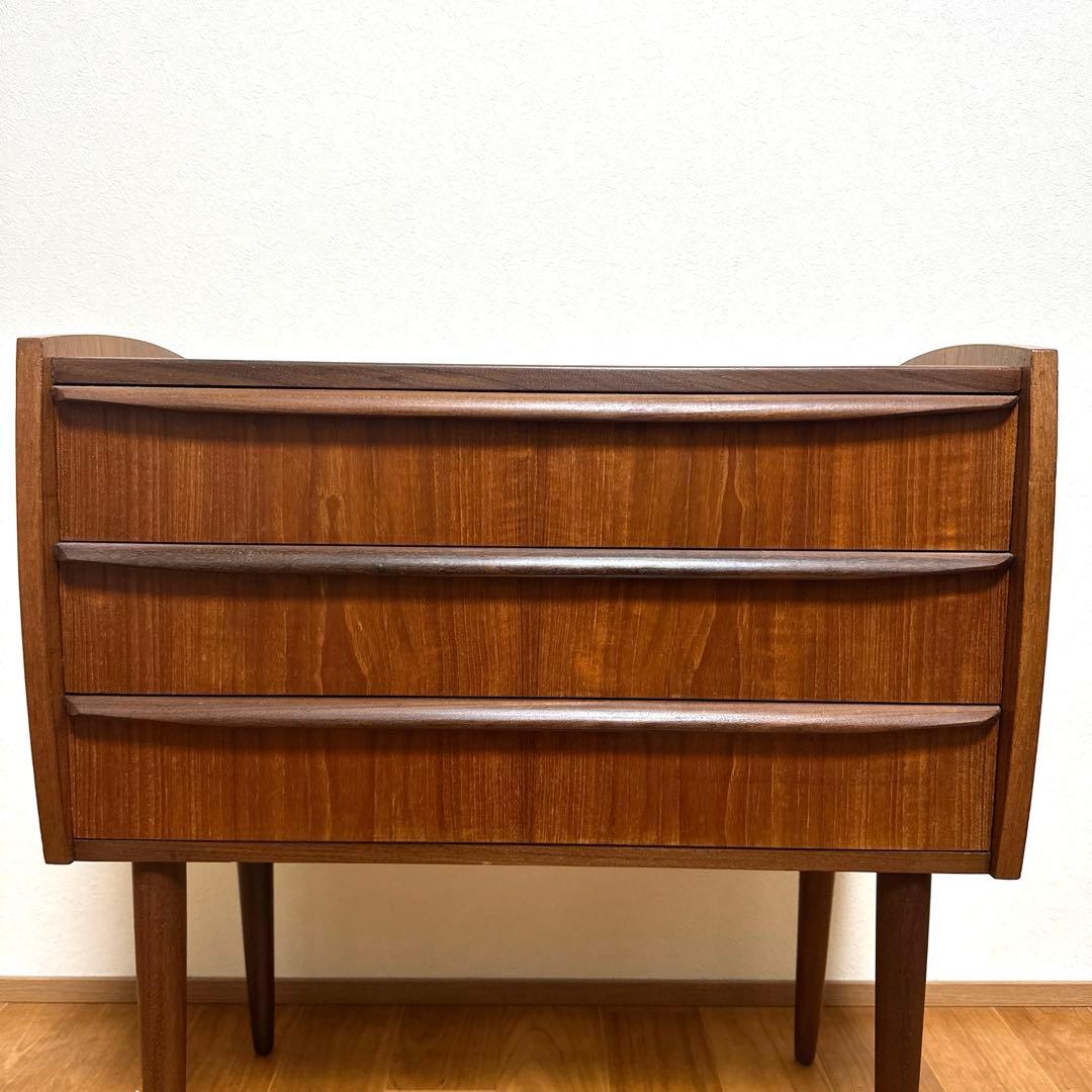 お値下げ 北欧ヴィンテージ 3段チェスト デンマーク