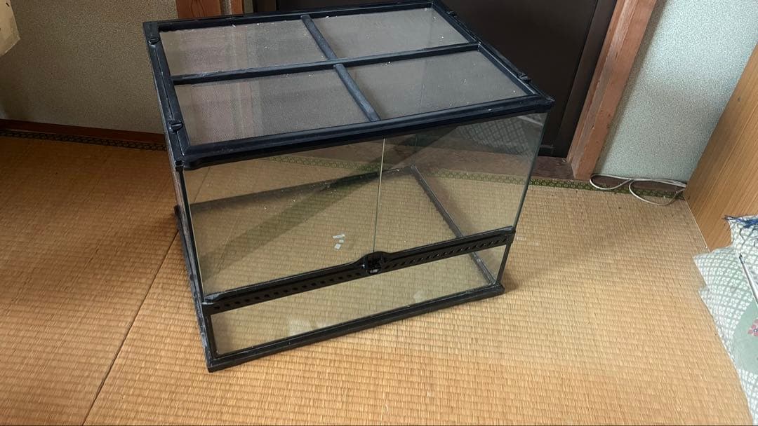ガラス製 爬虫類 両生類 飼育ケージ エキゾテラ グラステラリウム 6045