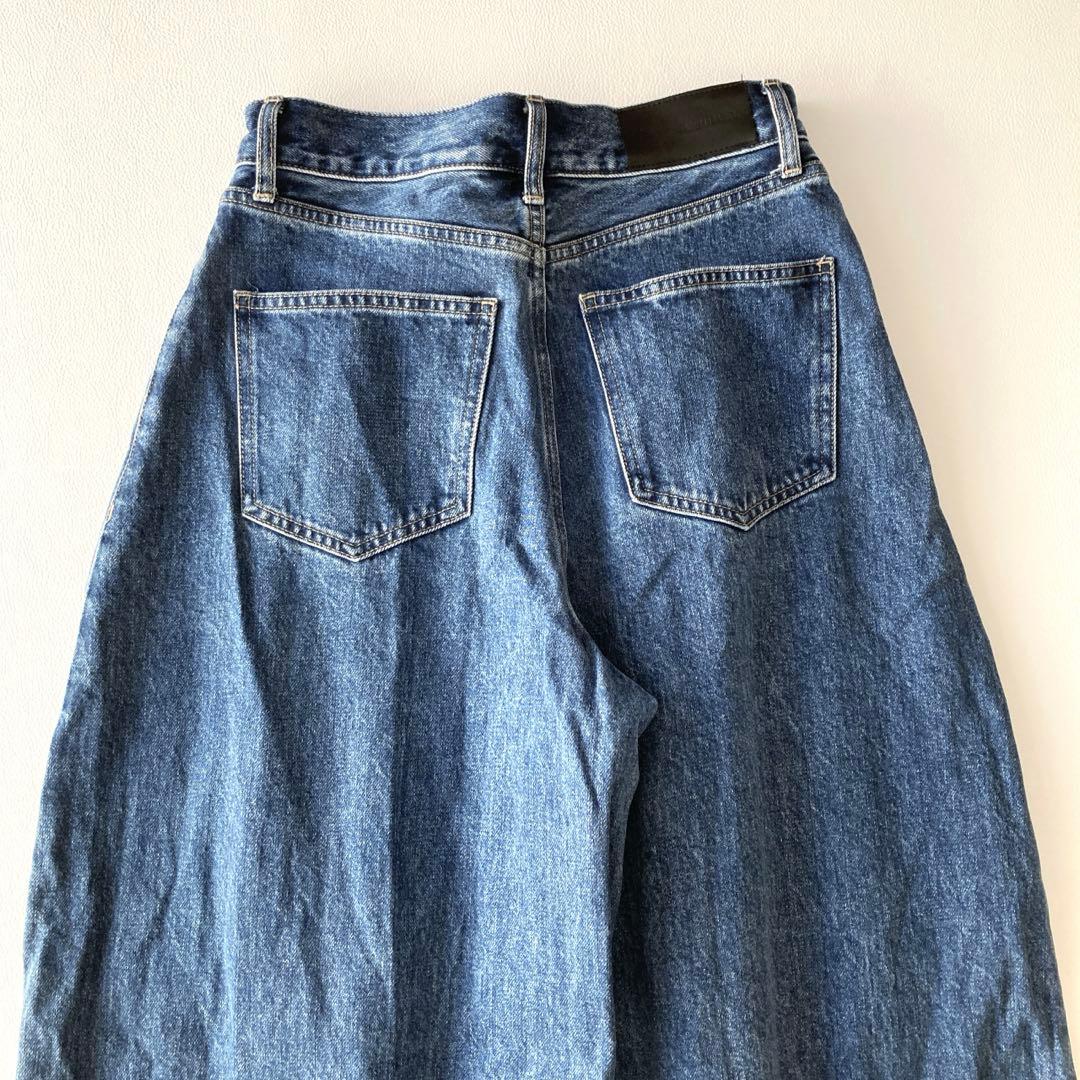 h*様 24AW✨エレンディーク　タックフォルムデニムワイドパンツ　サイズ02