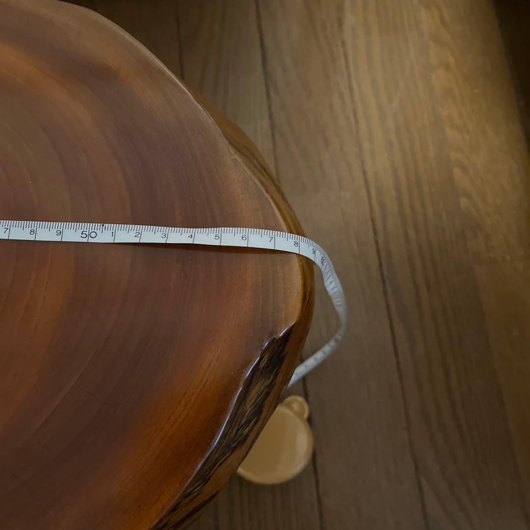 天然木　一枚板　座卓　テーブル　ちゃぶ台　花台　盆栽台　飾り棚