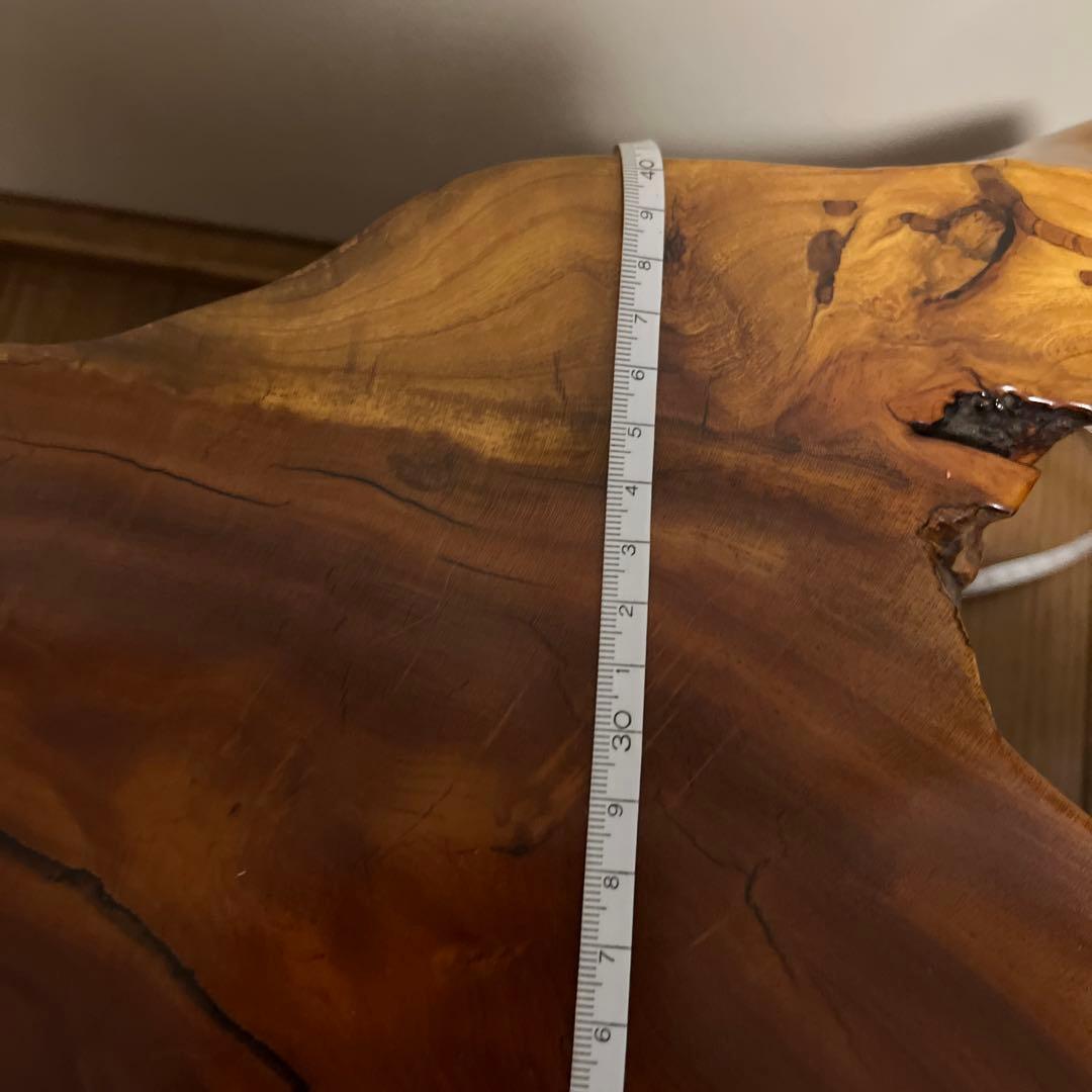 天然木　一枚板　座卓　テーブル　ちゃぶ台　花台　盆栽台　飾り棚