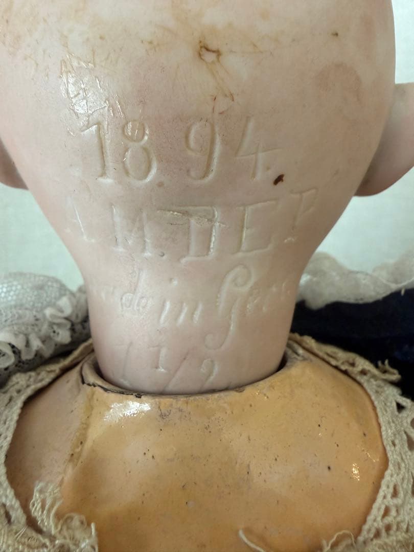 アンティークビスクドール　1894年　Aマルセル工房