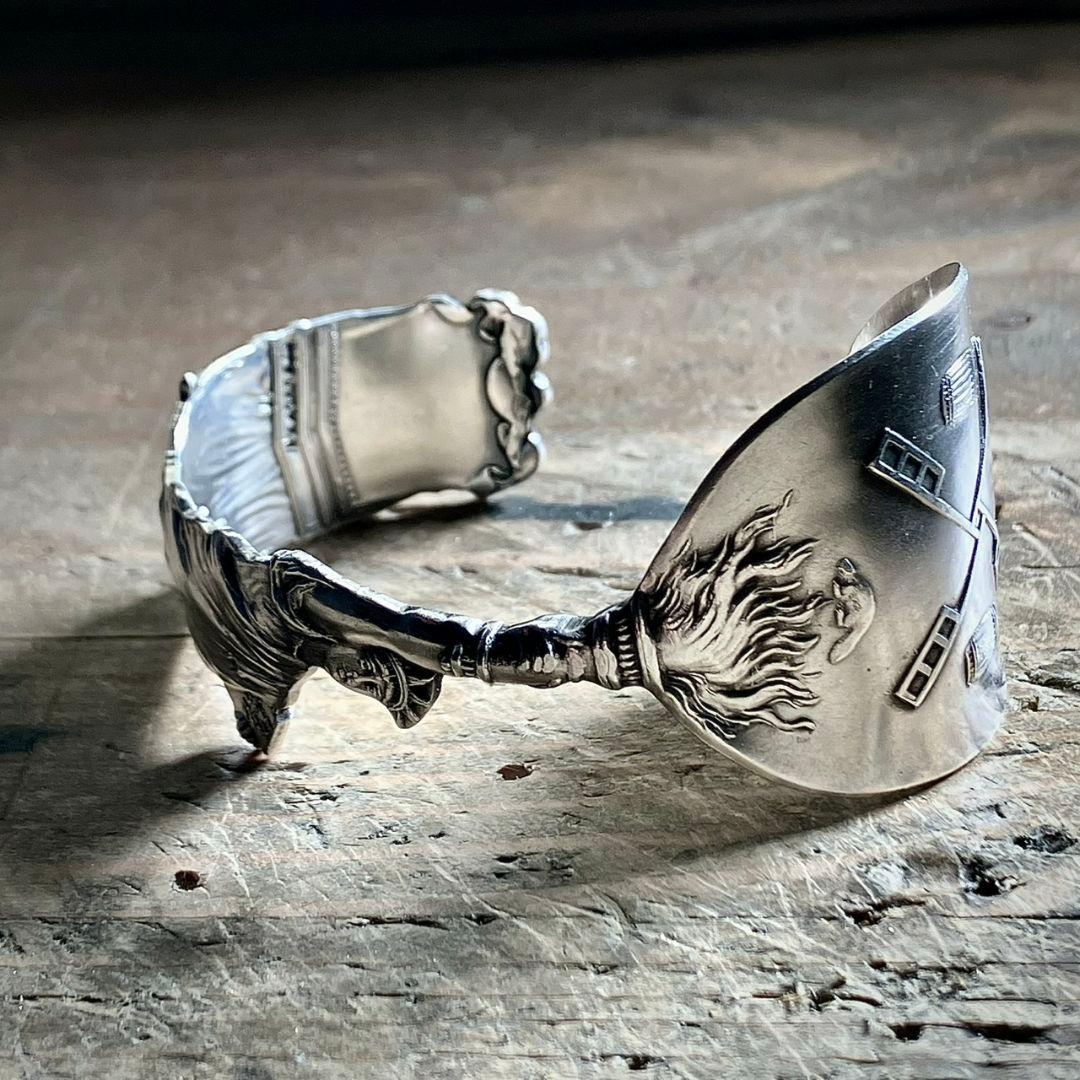 自由の女神　スターリングシルバー　スプーンバングル