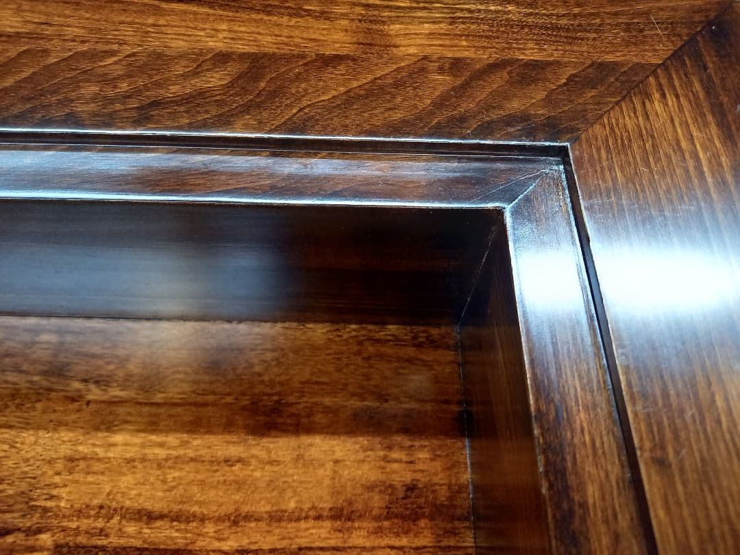 希少　和モダン　ショーケース　硝子　座卓　サイド　テーブル　民芸